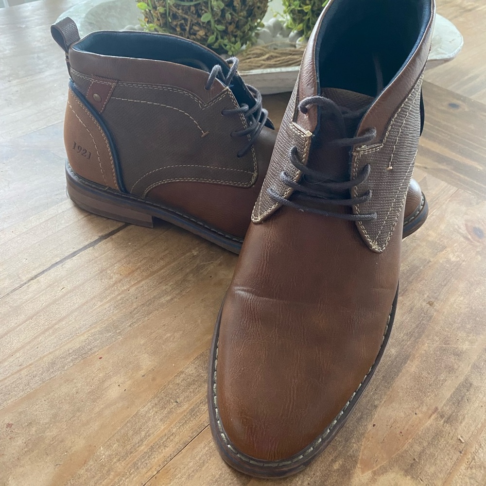 Men's Brown Leather Boots